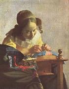 Jan Vermeer, The Lacemaker (mk08)